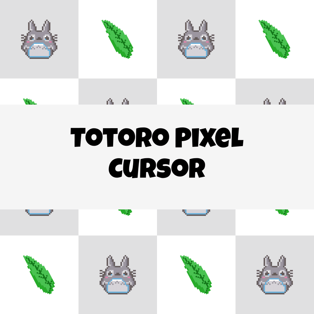 Preview Totoro Pixel cursor custom cursor pack